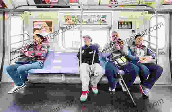 A Diverse Group Of Passengers Sharing A Subway Car International Express: New Yorkers On The 7 Train