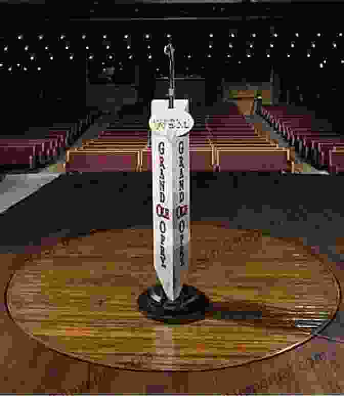 A Grand Red Curtain Adorns The Stage Of The Grand Ole Opry, With The Iconic Circle Backdrop Visible Beyond. Behind The Grand Ole Opry Curtain: Tales Of Romance And Tragedy