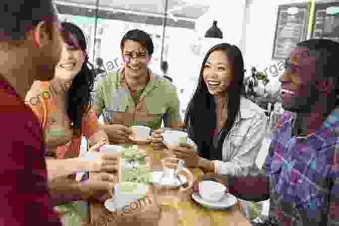 A Group Of People Conversing In A Foreign Language At A Cafe How To Learn A Foreign Language