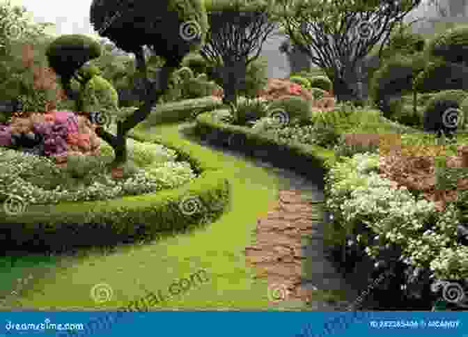 A Lush Plantation Garden With Blooming Flowers, Manicured Hedges, And A Tranquil Fountain Plantations Of Virginia Charlene C Giannetti