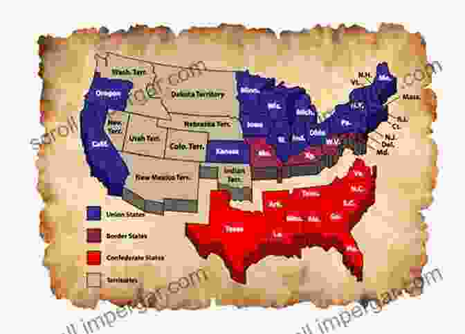 A Map Depicting The Divided States During The Civil War What This Cruel War Was Over