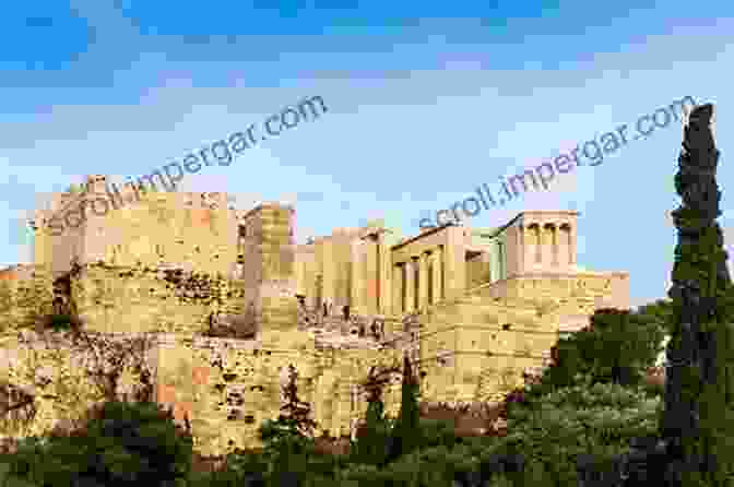 A Panoramic View Of Ancient Athens, With The Acropolis And Parthenon In The Distance A Day In Old Athens