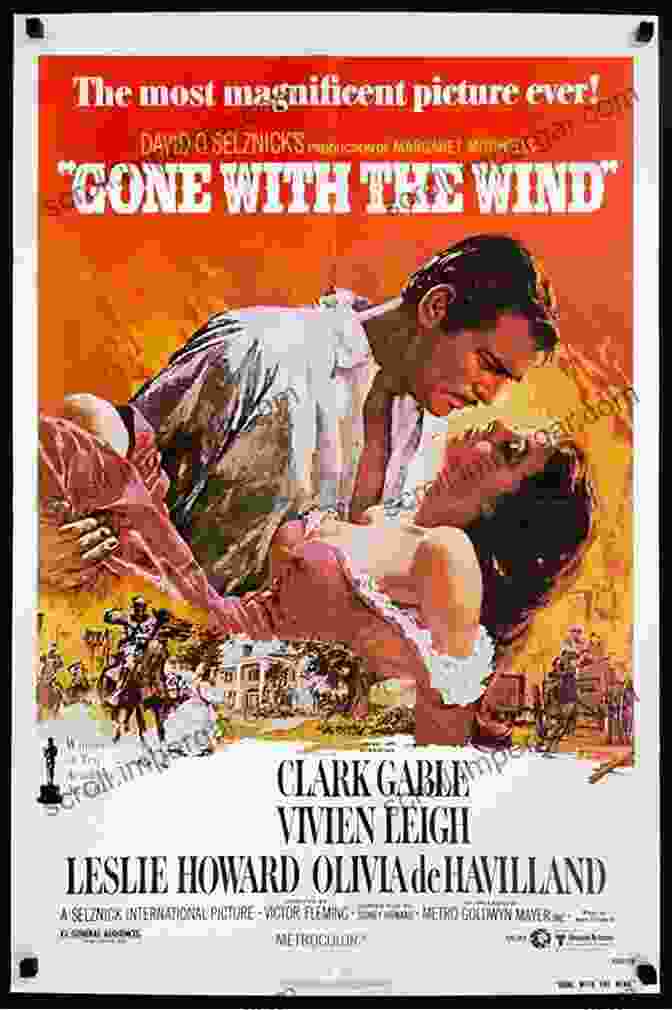 A Striking Art Deco Poster For The 1939 Film 'Gone With The Wind,' Showcasing The Visionary Art Direction Of William Cameron Menzies Designs On Film: A Century Of Hollywood Art Direction