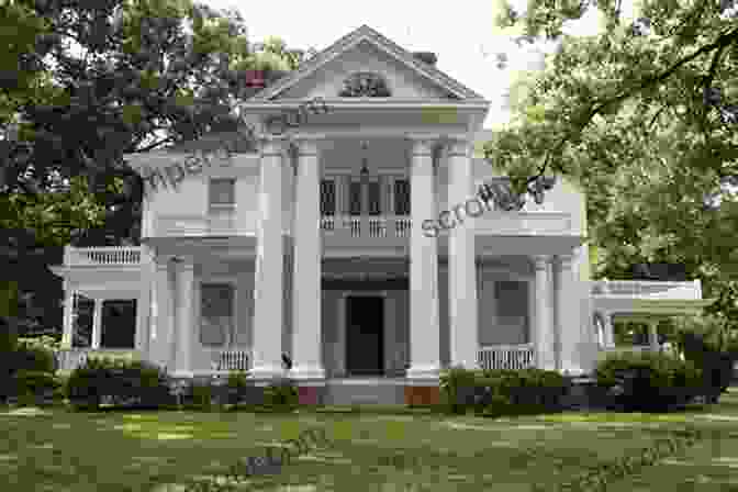 A Young Woman In A White Dress Stands In Front Of A Large Plantation House. The Plantation Mistress Catherine Clinton