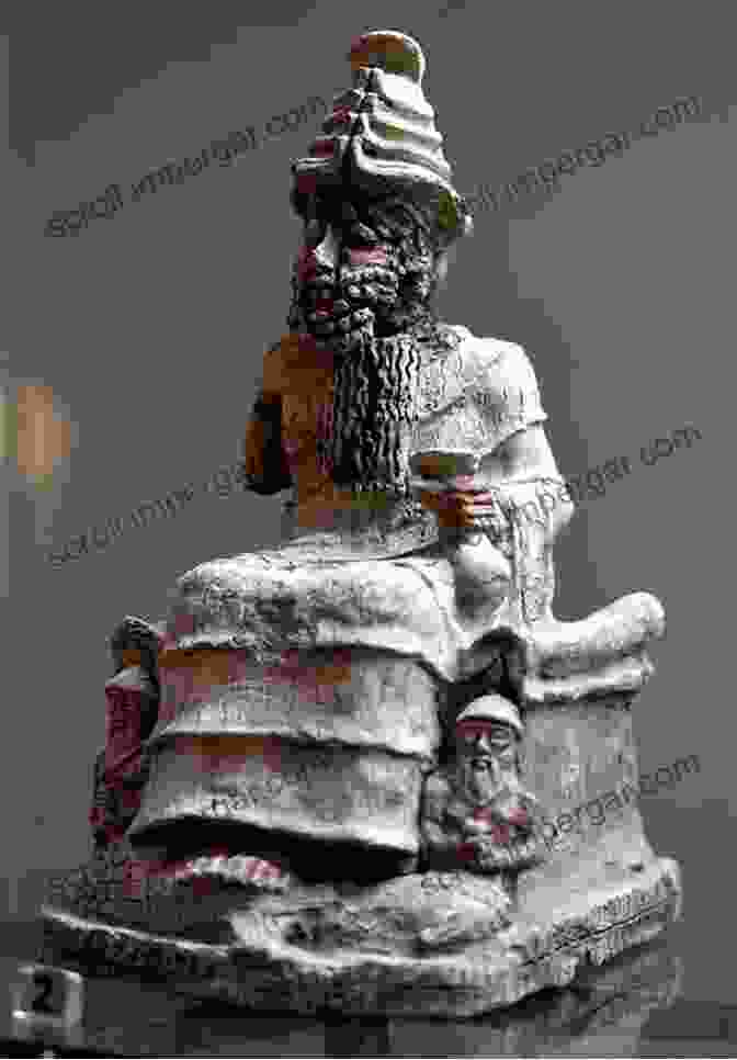 An Ancient Sumerian Depiction Of Enki, The God Of Wisdom And Water. The Enigma Of Sumerian Gods: The Legacy Of Enki And The Anunnaki