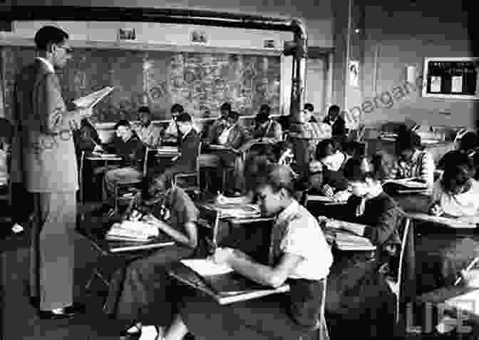 Black And White Photograph Of A Group Of African American Students Sitting At Their Desks In A Segregated Classroom. Trails And Trailblazers: Public Education And School Desegregation In Lunenburg County Virginia 1870 1970