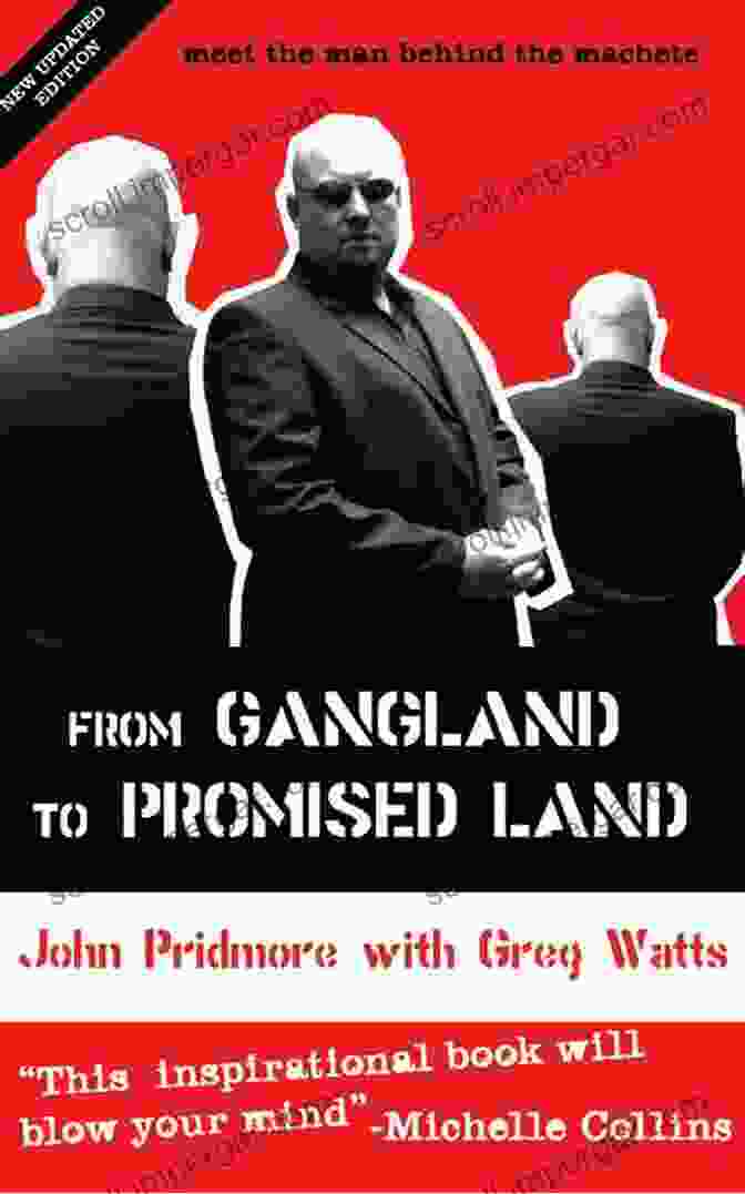 Book Cover Of From Gangland To Promised Land, Featuring A Man Looking Up Towards The Light From Prison Bars From Gangland To Promised Land