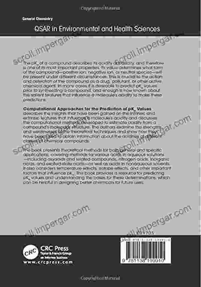 Computational Approaches For The Prediction Of PKa Values QSAR In Environmental Science Computational Approaches For The Prediction Of PKa Values (QSAR In Environmental And Health Sciences 4)