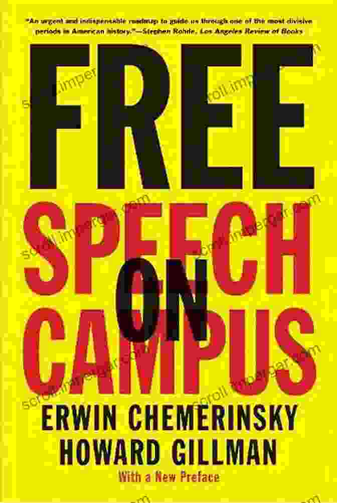 Erwin Chemerinsky Free Speech On Campus Book Cover Free Speech On Campus Erwin Chemerinsky