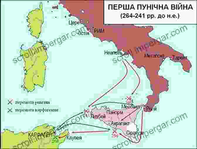 First Punic War Map The Punic Wars: A Captivating Guide To The First Second And Third Punic Wars Between Rome And Carthage Including The Rise And Fall Of Hannibal Barca (Captivating History)