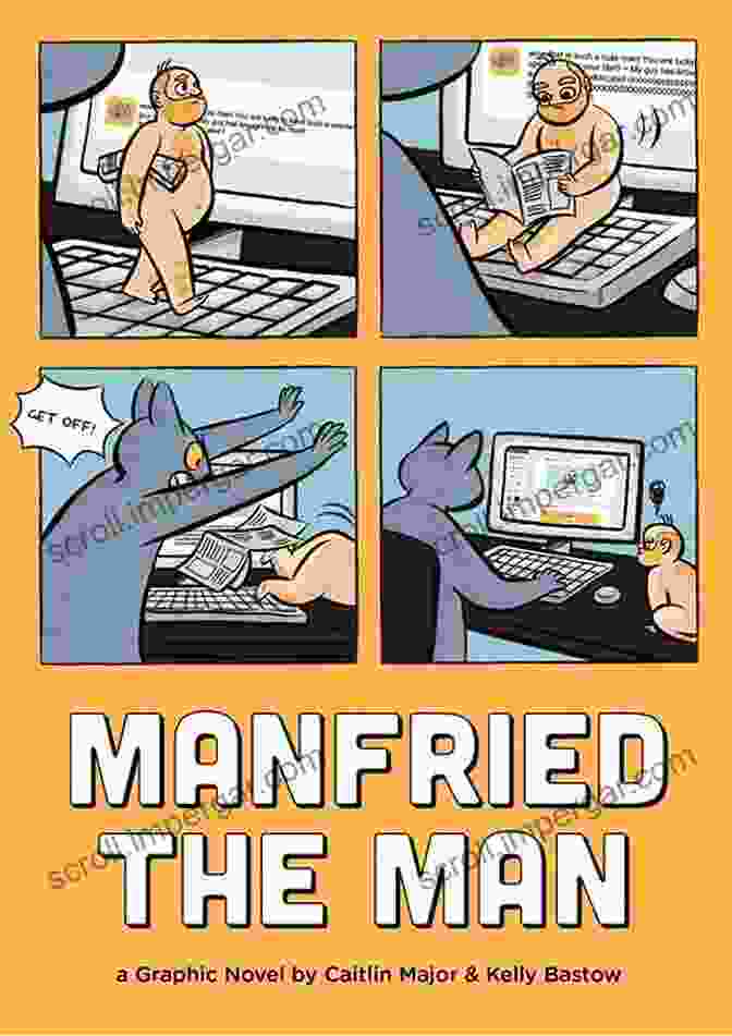 Manfried The Man Graphic Novel Cover Featuring A Man With A Colorful, Geometric Face Against A Neutral Background Manfried Saves The Day: A Graphic Novel (Manfried The Man 2)