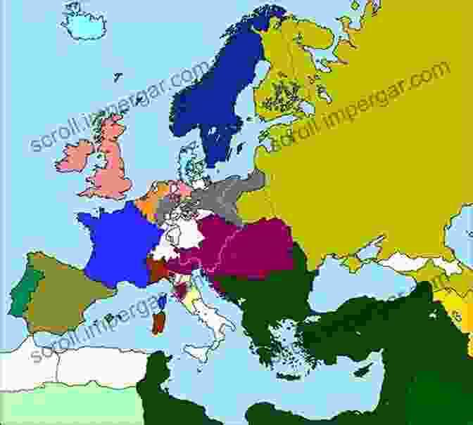 Map Of Europe After The Napoleonic Wars The History Of Napoleonic Wars