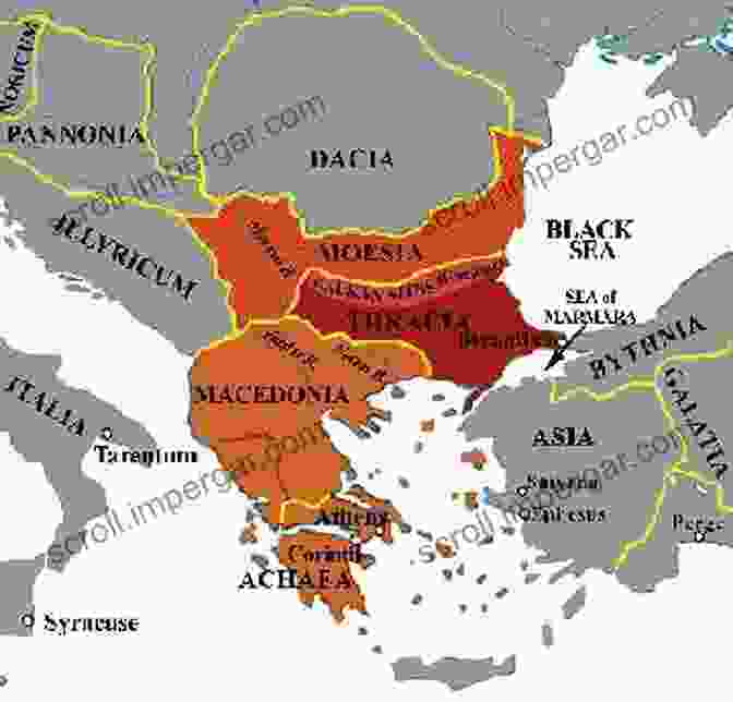 Map Of Thrace, Region Where Spartacus Was Born Spartacus: A Captivating Guide To The Thracian Gladiator Who Led The Slave Rebellion Called The Third Servile War Against The Roman Republic (Captivating History)