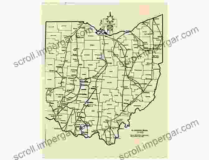 Map Of Underground Railroad Routes Along The Ohio River A Tour On The Underground Railroad Along The Ohio River (History Guide)