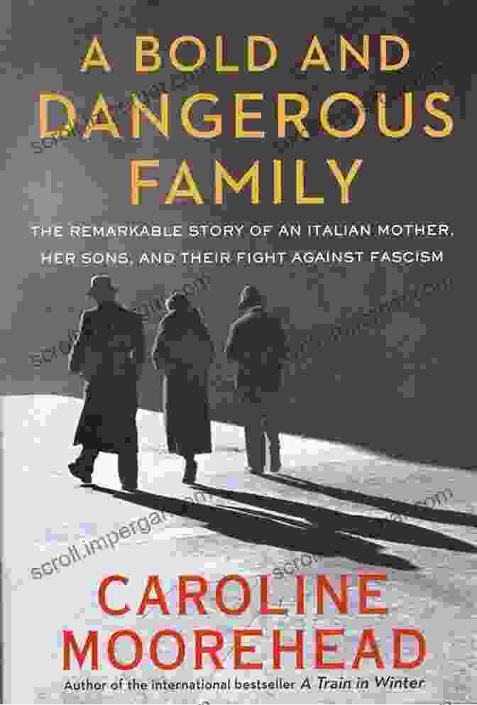 The Bold And Dangerous Family Book Cover Featuring An Image Of The Family Standing In A Field Under A Stormy Sky A Bold And Dangerous Family: The Remarkable Story Of An Italian Mother Her Two Sons And Their Fight Against Fascism (The Resistance Quartet 3)